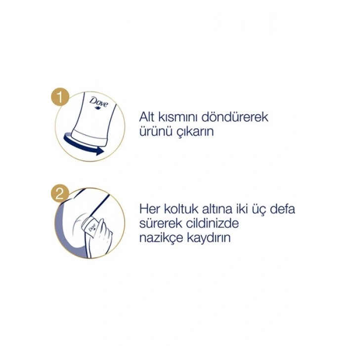 Dove Kadın Stick Deodorant Original 1/4 Nemlendirici Krem Etkili 40 g