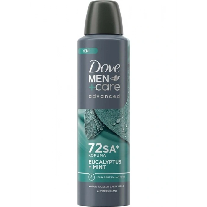 Dove Men +Care Advanced Erkek Deodorant 72 Saat Koruma Eucalyptus Mint 150 ml