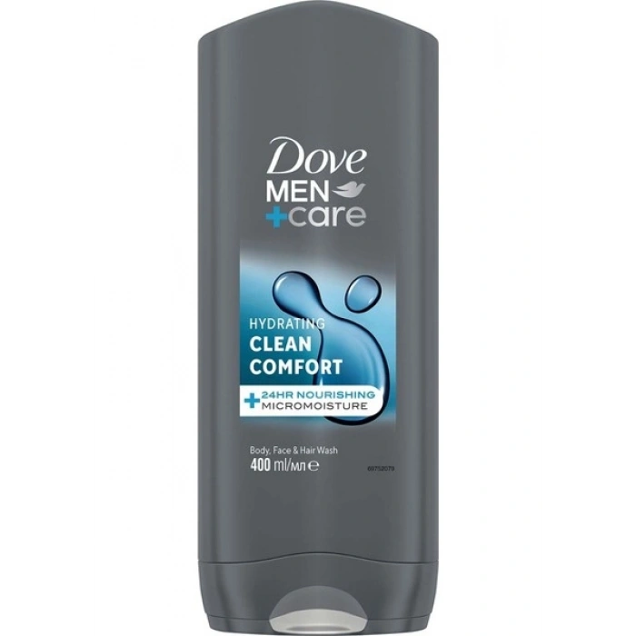 Dove Men +Care Duş Jeli Body, Face&hair Clean Comfort 400 ml