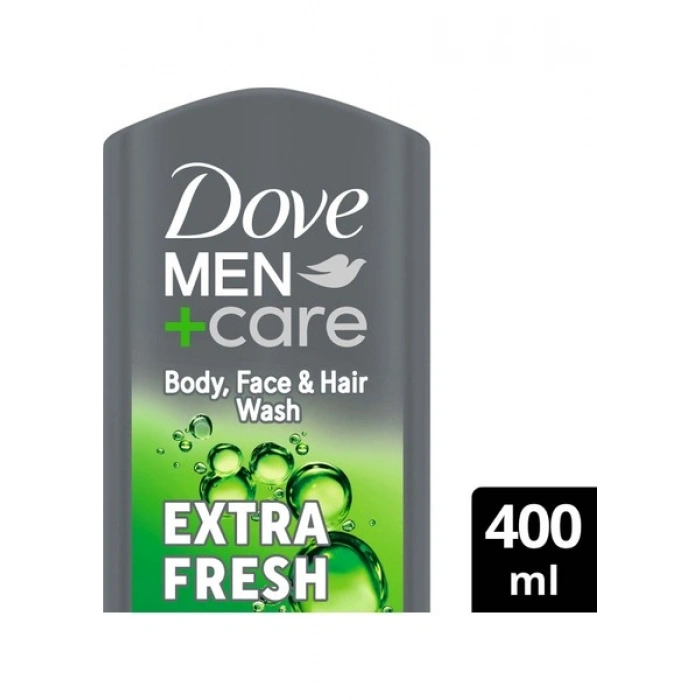 Dove Men +Care Duş Jeli Body, Face&hair Extra Fresh 400 ml