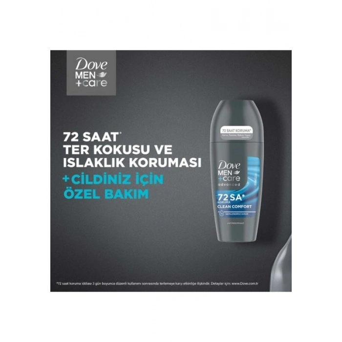 Dove Men +Care Erkek Roll On Deodorant Clean Comfort 50 ml