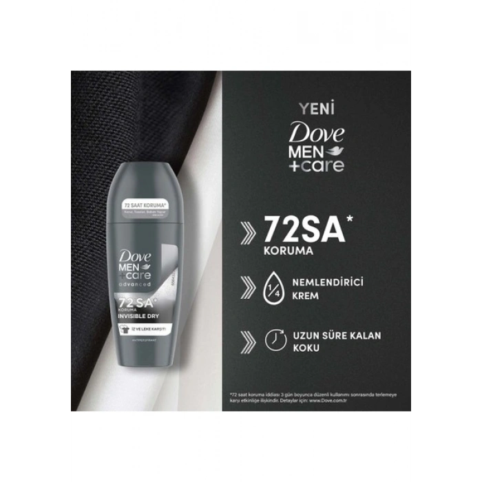 Dove Men +Care Erkek Roll On Deodorant Invisible Dry 50 ml