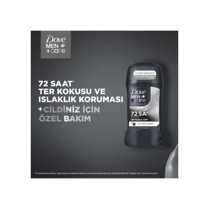 Dove Men +Care Erkek Stick Deodorant Invisible Dry 50 ml
