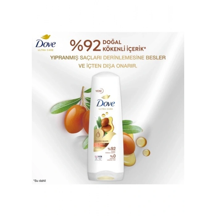 Dove Saç Bakım Kremi Argan Yağı Onarıcı Bakım 350 ml