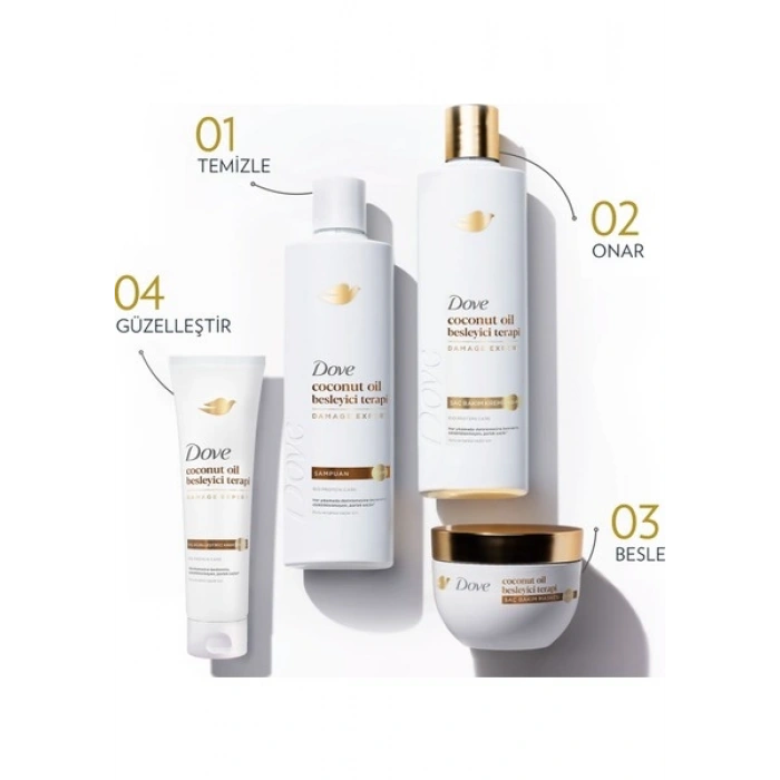 Dove Şampuan Coconut Oil Besleyici Terapi 375 ml