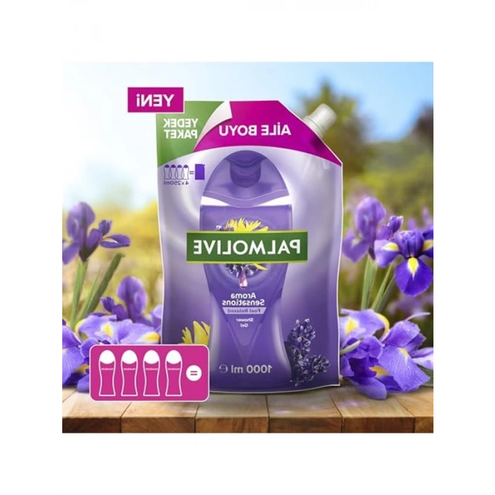 Doypack Formunda 1000 ml Duş Jeli, So Relaxed Aroması