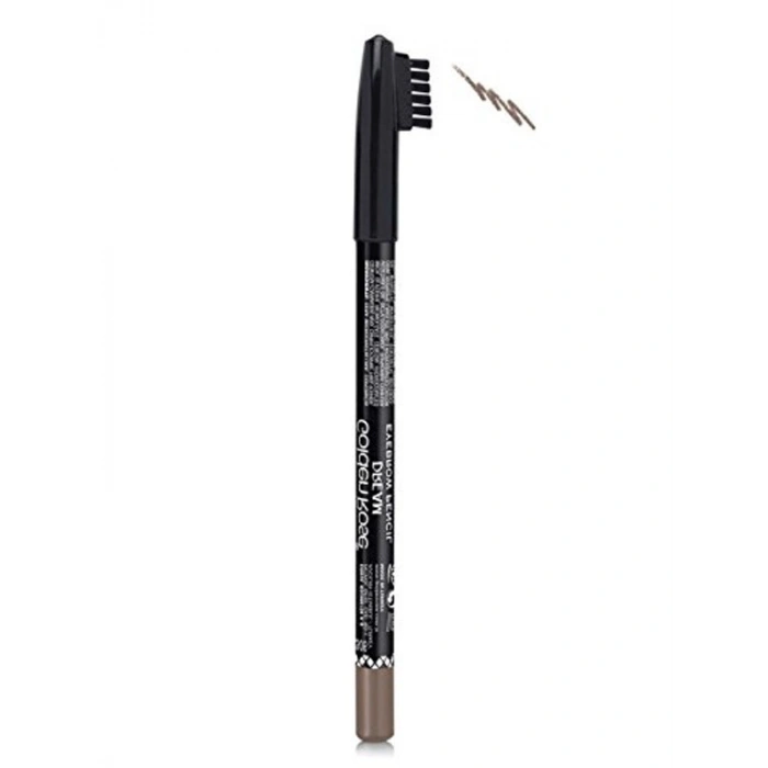 Dream Eyebrow Pencil No: 306 Medium Ash - Şekillendirici Fırçalı Siyah Kaş Kalemi