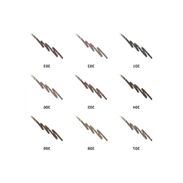 Dream Eyebrow Pencil No: 306 Medium Ash - Şekillendirici Fırçalı Siyah Kaş Kalemi