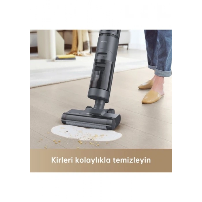 Dreame H12 Core Islak/Kuru Süpürge Hafif ve Akıllı Süpürge ve Paspas, Akıllı Kir Algılama, Otomatik Kendi Kendini Temizleme, Ahşap Vinil ve Sert Zeminler