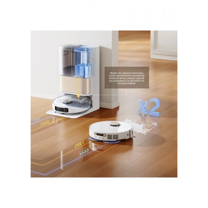 Dreame L10s Pro Ultra Heat Robot Süpürge Beyaz