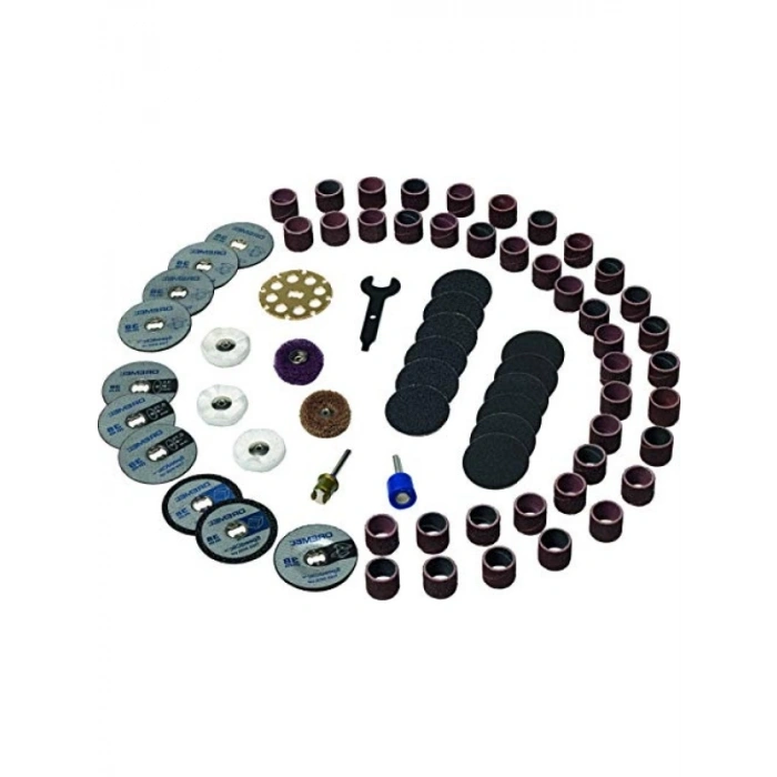 Dremel 725 EZ SpeedClic Aksesuar Seti, 70 Parçalı