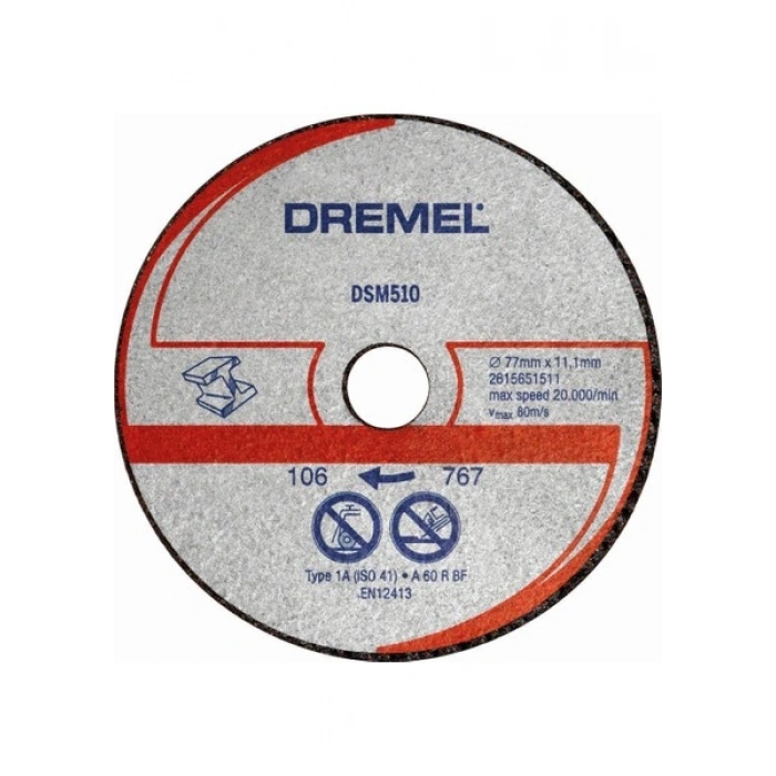 Dremel DSM20 Metal ve Plastik Kesme Diski (DSM510)
