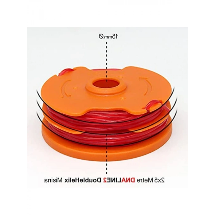 Duble Helix Spiral Burgulu Yedek Misina, 1.65 mm Kalınlık, 5 Metre