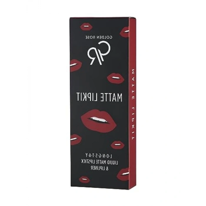 Dudak Kalemi ve Mat Ruj Seti - Scarlet Kırmızı