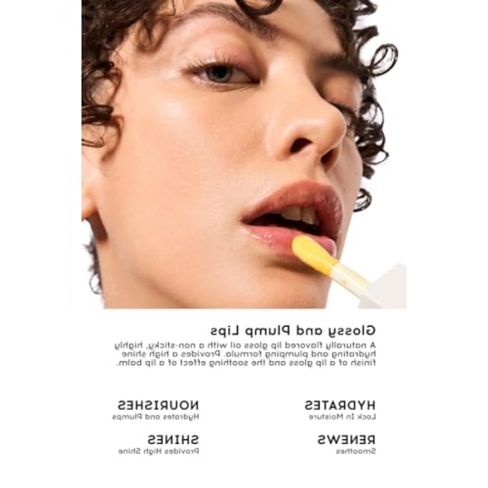 Dudak Parlatıcısı - Nemlendirici Lip Oil Gloss, Çarkıfelek Aromalı