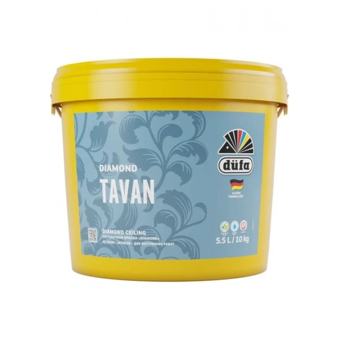 Düfa Diamond Mat Tavan Boyası Beyaz 10 kg