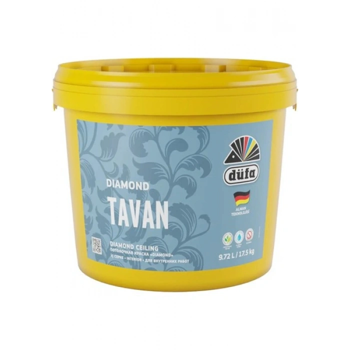 Düfa Diamond Mat Tavan Boyası Beyaz 17.5 l