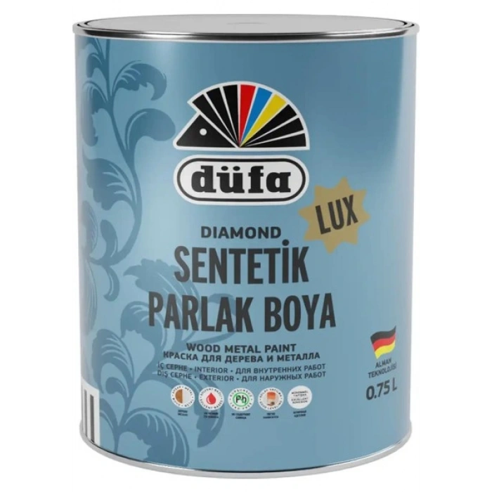 Düfa Diamond Sentetik Parlak SonKat Boya Beyaz 0.75 l