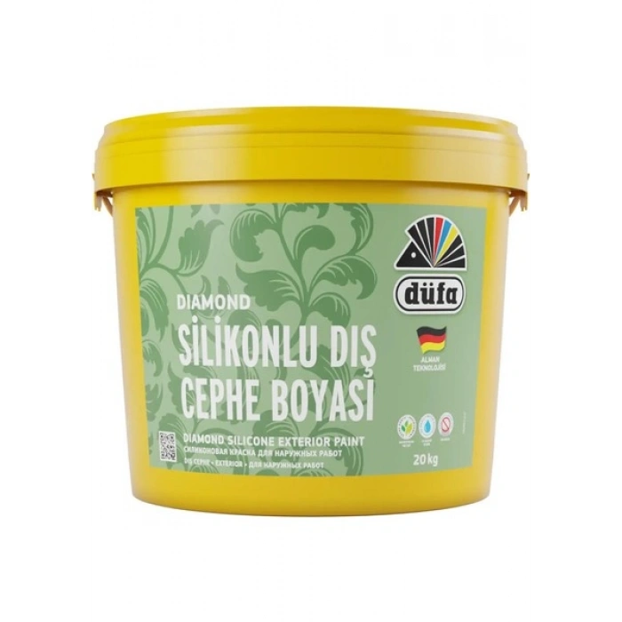 Düfa Diamond Silikonlu Dış Cephe Boyası Beyaz 20 kg