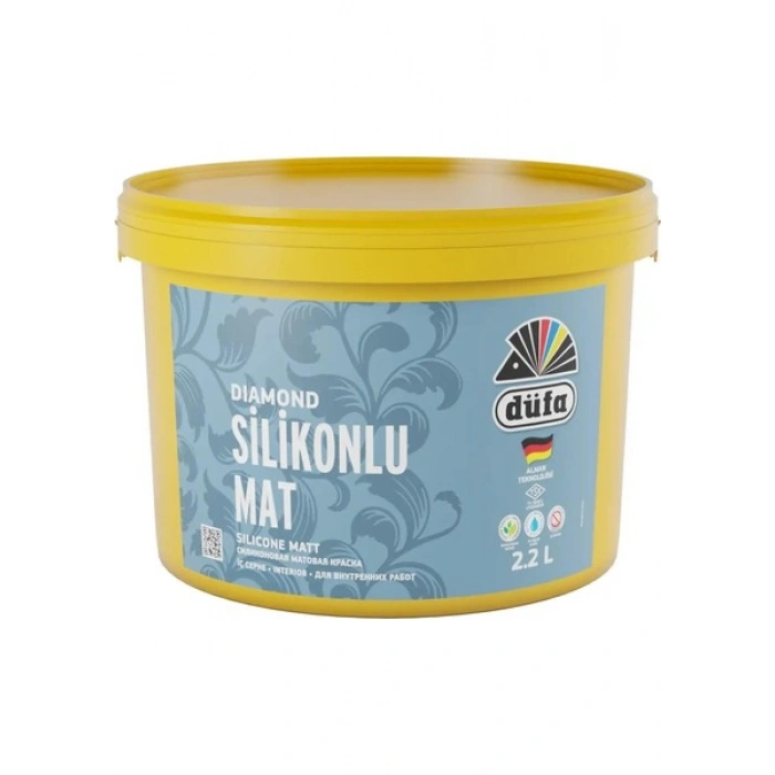 Düfa Diamond Silikonlu Mat İç Cephe Duvar Boyası Beyaz 2.2 l