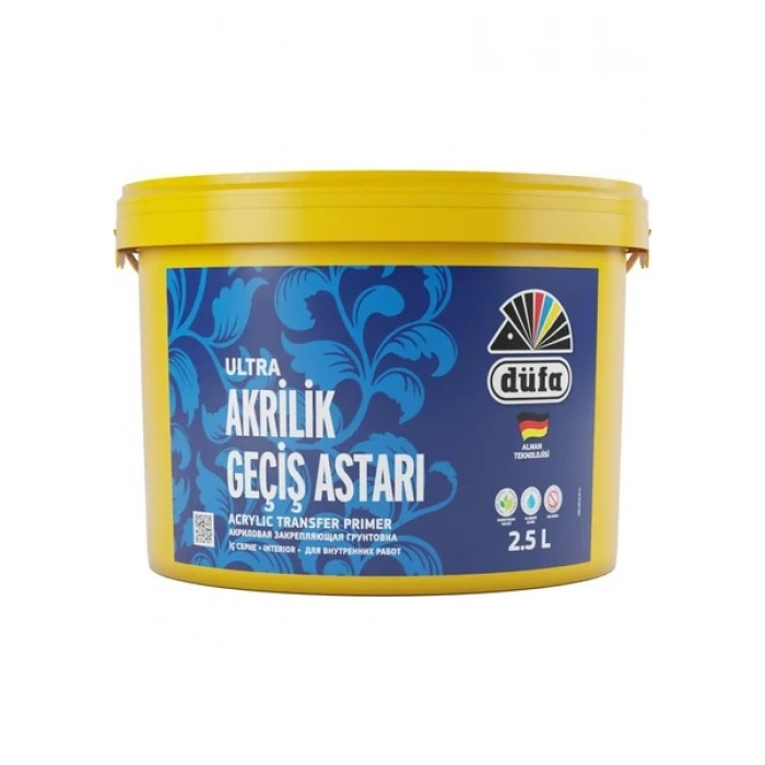 Düfa İç Cephe Ultra Akrilik Geçiş Astarı 2.5 l