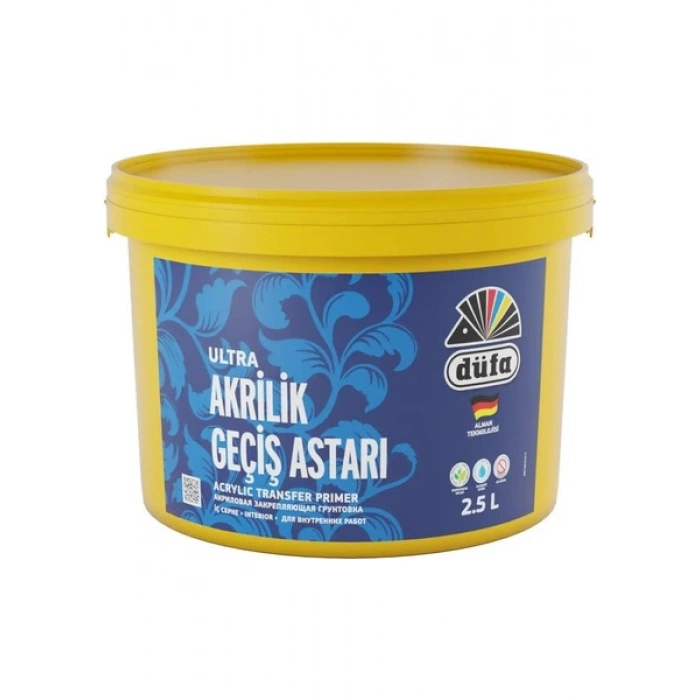 Düfa İç Cephe Ultra Akrilik Geçiş Astarı 2.5 l
