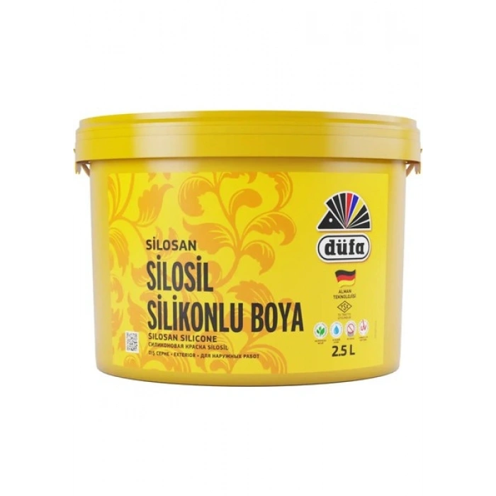 Düfa Silosil Silikonlu Dış Cephe Duvar Boyası 8279 Keten 2.5 l