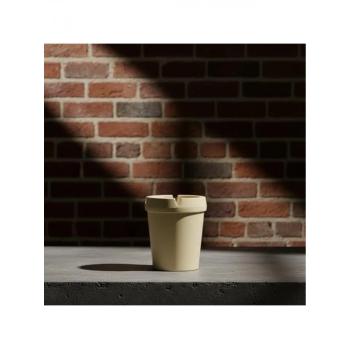 Duman Kanallı Modern Plastik Küllük, 10 cm Yükseklik