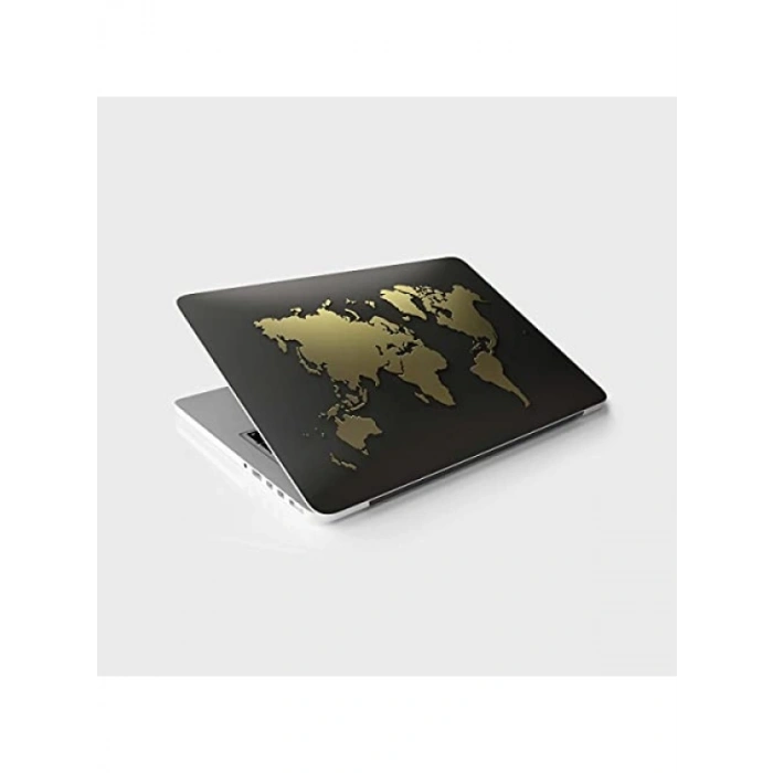 Dünya Haritası Temalı Laptop Sticker