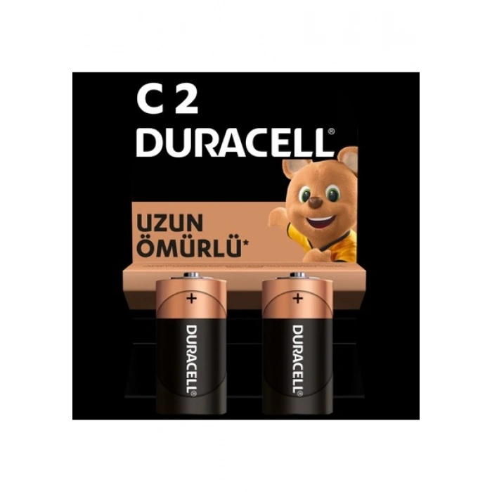 Duracell Alkalin C Pil, 1,5V, LR14/MN1400 2’li paket