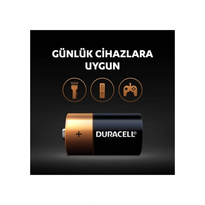 Duracell Alkalin C Pil, 1,5V, LR14/MN1400 2’li paket