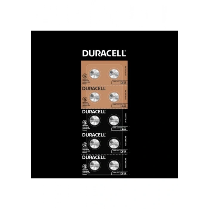 DURACELL LR44 (10lu Paket) özel alkalin pil 1,5V (A76)