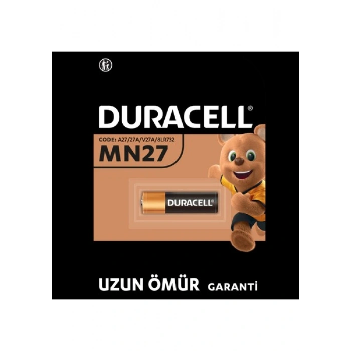 DURACELL MN27 (1’li Paket) özel alkalin pil 12V (A27 L828)