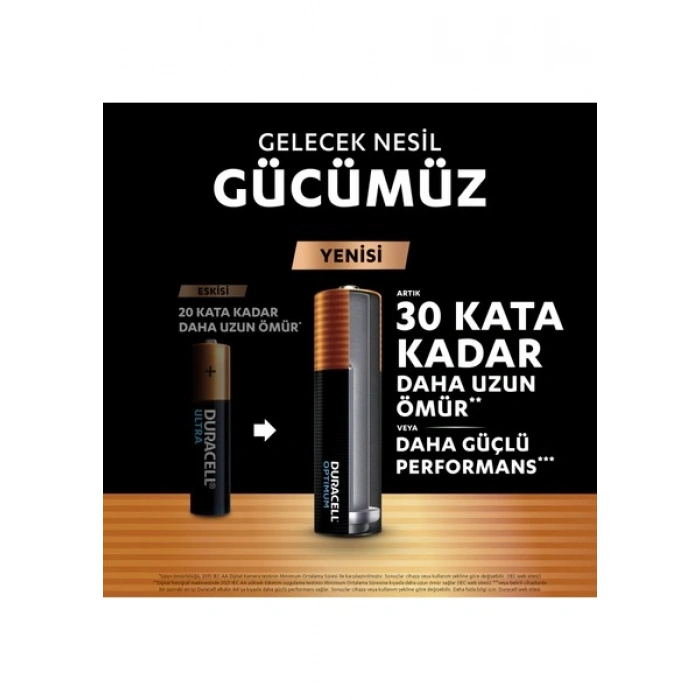 Duracell Optimum AA Pil (4lü paket), Alkalin Pil 1,5V, LR6 MX1500