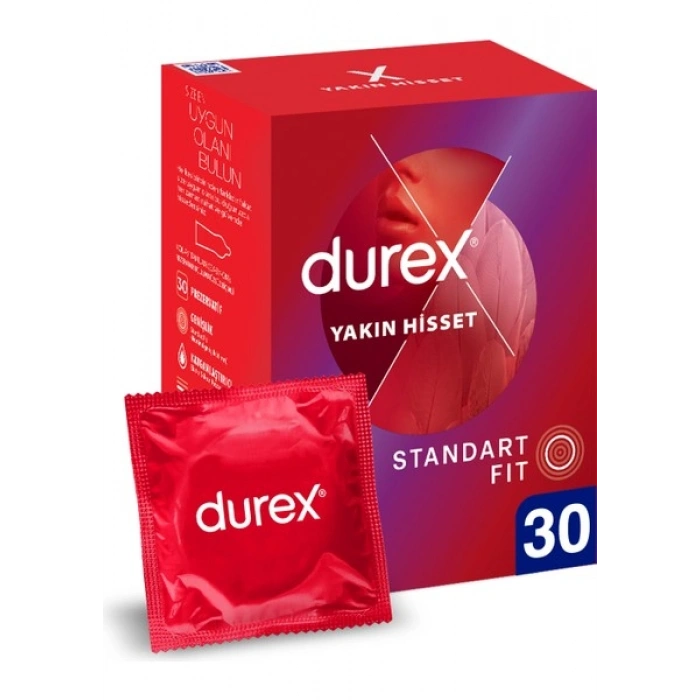 Durex 30lu İnce ve Ekstra Hassas Prezervatif - Yakın Hisset