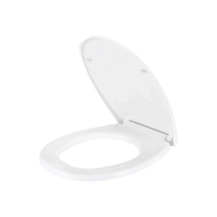 Duroplast Klozet Kapağı - Beyaz, Metal Menteşeli