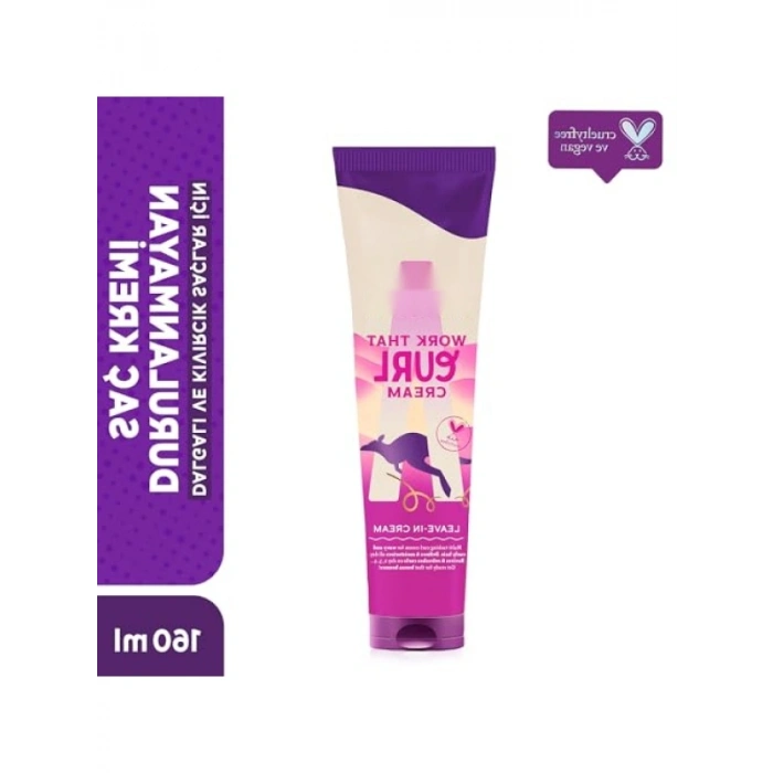 Durulanmayan Saç Kremi, Dalgalı ve Kıvırcık Saçlar için, 160 ml