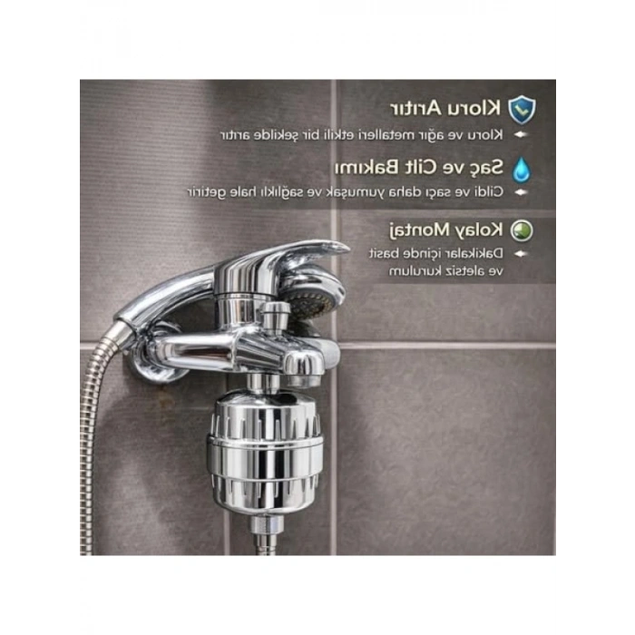 Duş Filtresi - Klor ve Ağır Metal Arıtma