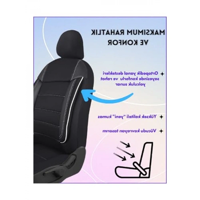Duster Araçlar İçin Tam Takım Koltuk Kılıfı, B Modeli