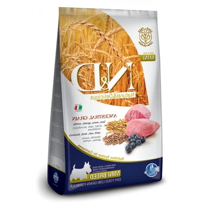 Düşük Glisemik İndeksli Kuzu Etli Köpek Maması, 2.5 kg