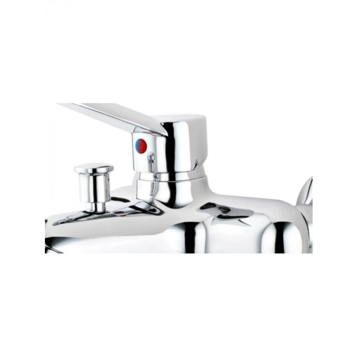 Duvardan Montajlı Krom Banyo Bataryası – Seramik Kartuşlu