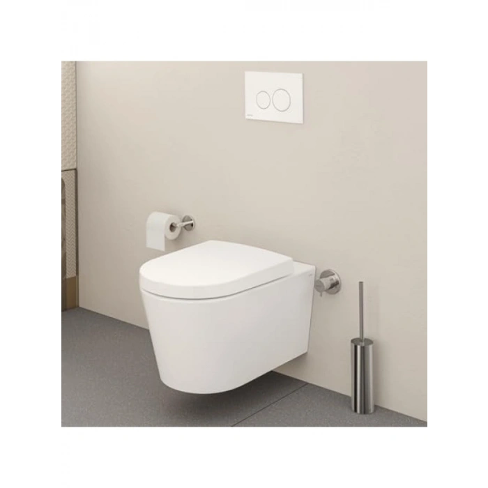 Duvardan Monte Edilebilen Krom Tuvalet Fırçalığı