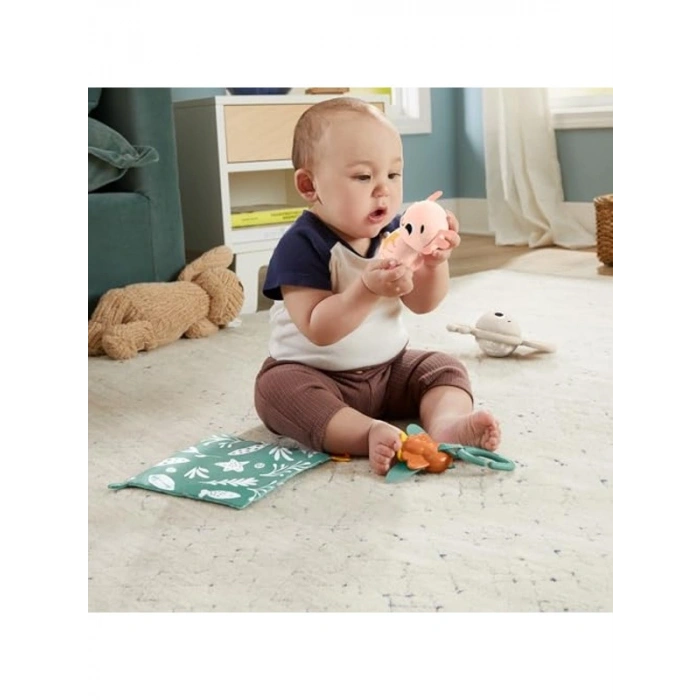 Duyuları Harekete Geçiren Bebek Oyun Seti, 4 Oyuncak ile Eğitici Deneyim