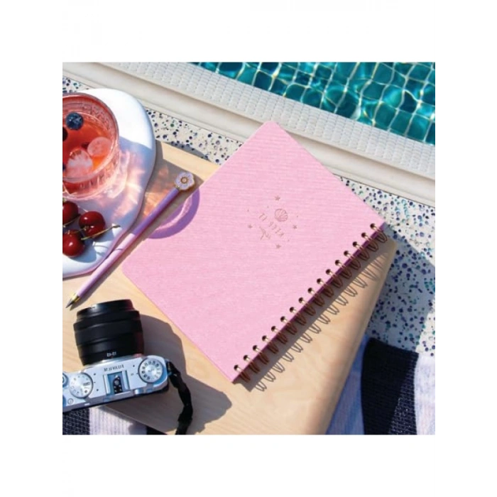 Düz Çizgisiz Tarihsiz Not Defteri - A5 Boy, Sert Kapak