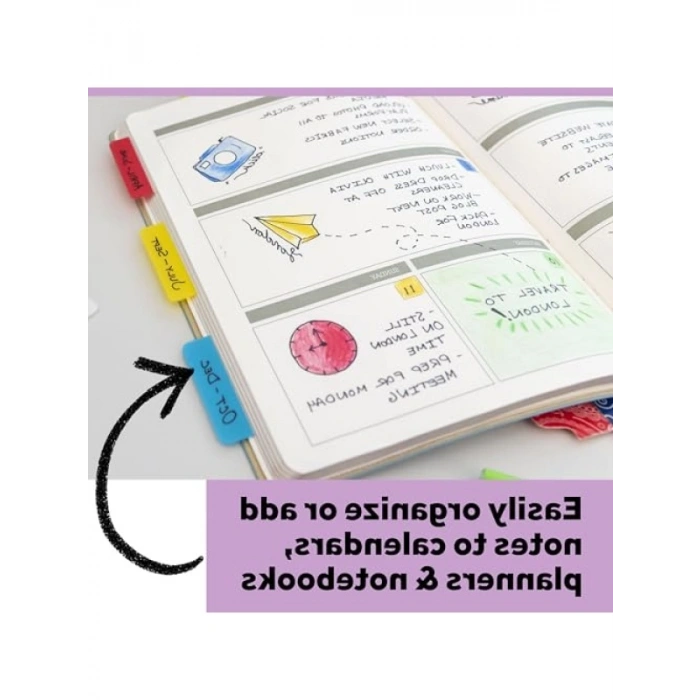 Düz Dosyalama İçin Sert Ayaç, 4 Renk Seçeneği, 6 Adet