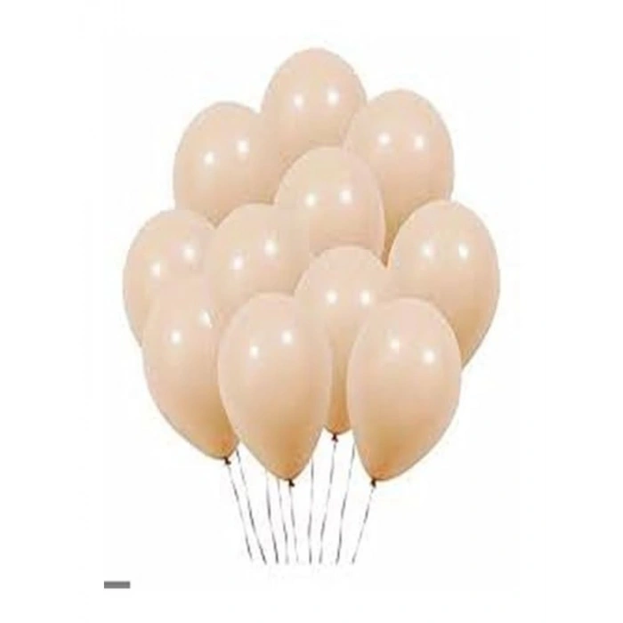 Düz Renk Pastel 10 Lu Balon, TEN RENGİ