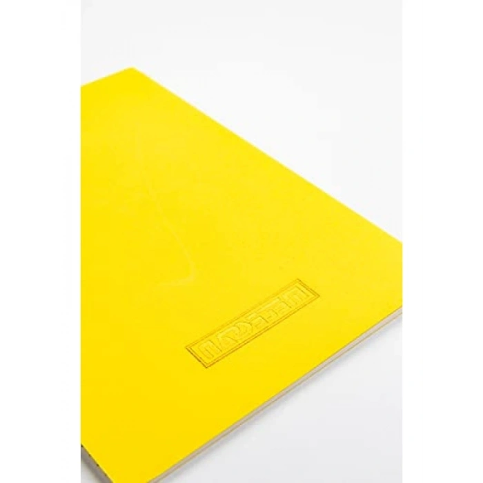 Düz Sarı Karton Kapaklı Defter, 32 Yaprak, 17x24 cm