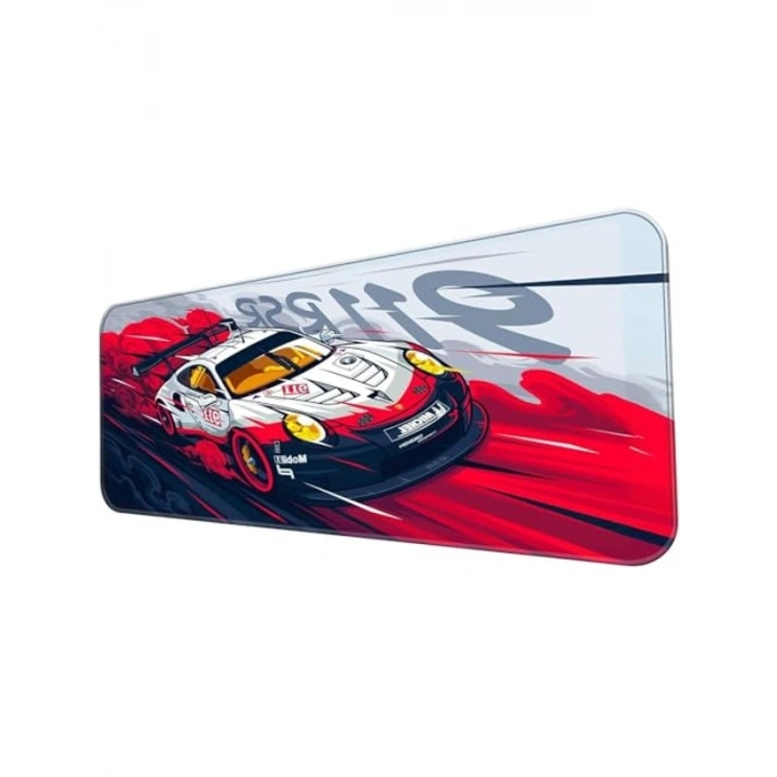 Düz Siyah Kauçuk Kaymaz Mouse Pad, 90x40 cm Ebatında