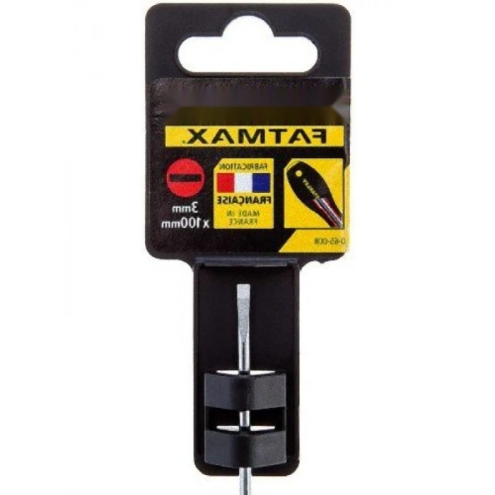 Düz Tornavida, 10 mm Uç, 200 mm Uzunluk, Krom-Vanadyum Çelik