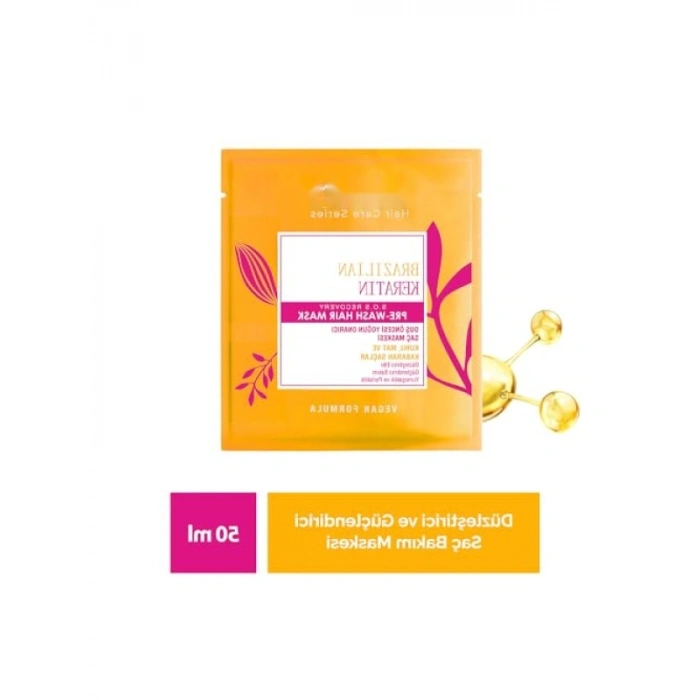 Düzleştirici Etkili Vegan Saç Bakım Maskesi 50 ml